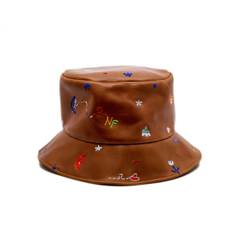B 612 Leather Bucket Hat image number null