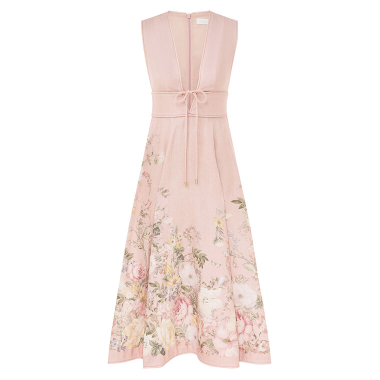 Waverly Plunge Midi Dress image number null