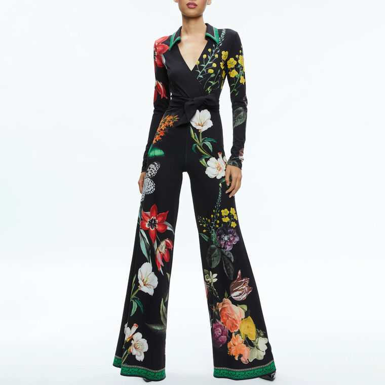 Melinda Wide-Leg Wrap Jumpsuit image number null