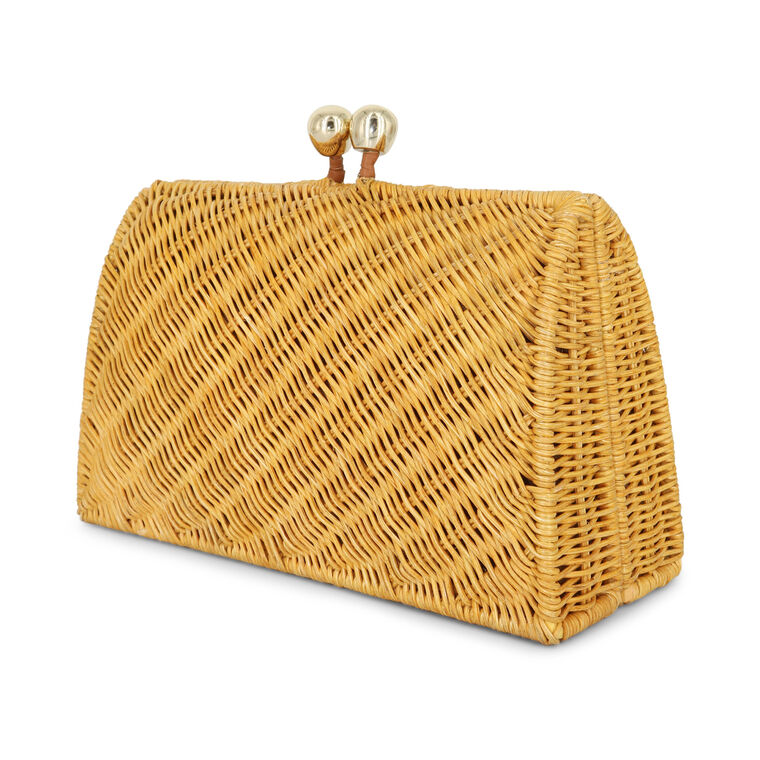 Candice Classic Wicker Handbag image number null