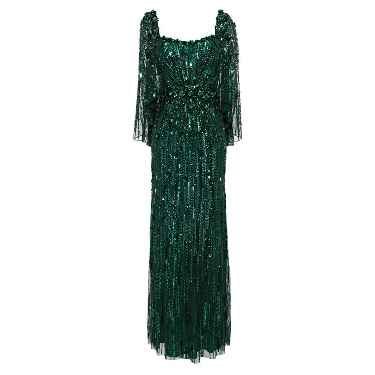 Brightstar Sequin-Embellished Gown image number null