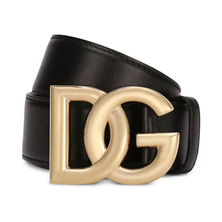 DG Logo Calfskin Belt image number null