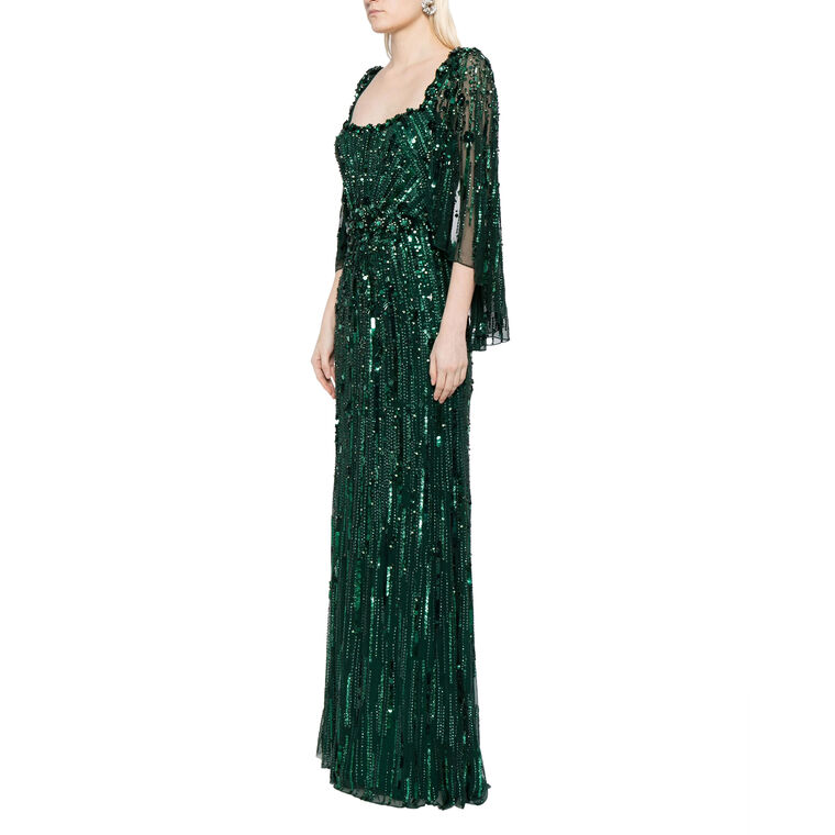 Brightstar Sequin-Embellished Gown image number null