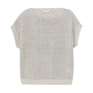 Sustainable Linen-Silk Textured Sweater