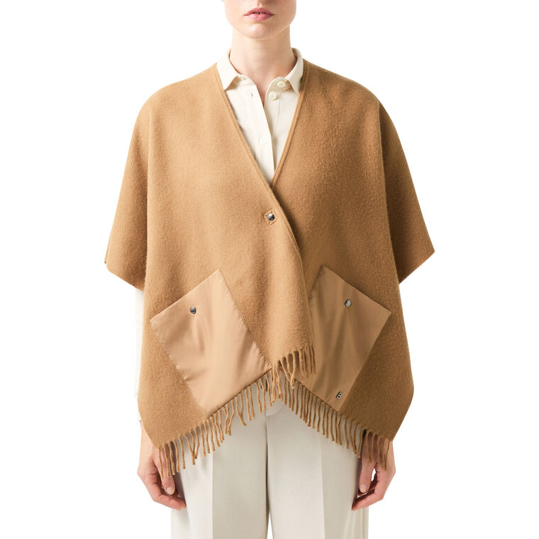 Nancie Poncho With Fringe image number null