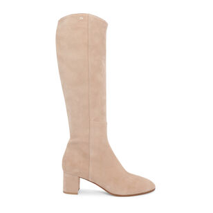 Filed 50mm Suede Side Zip Boot