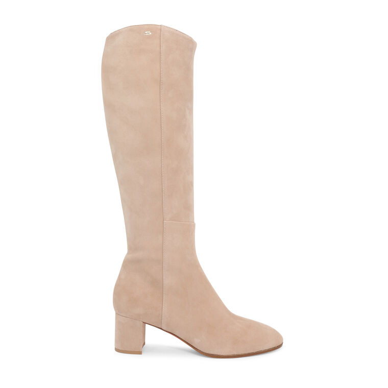 Filed 50mm Suede Side Zip Boot image number null