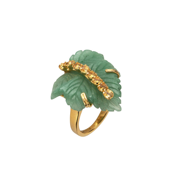 Agustina Leaf Ring image number null