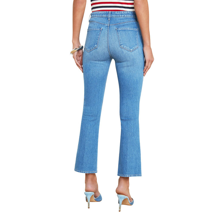 Mira Cropped Bootcut Jean image number null