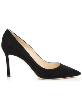 Romy 85mm Pointed Toe Suede Pump