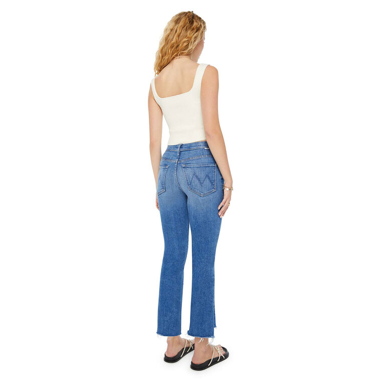 The Insider Crop Step Fray Jean image number null