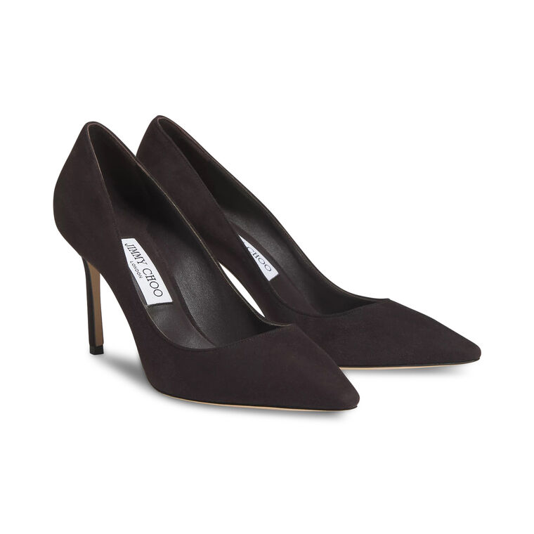 Romy 85mm Pointed Toe Suede Pump image number null