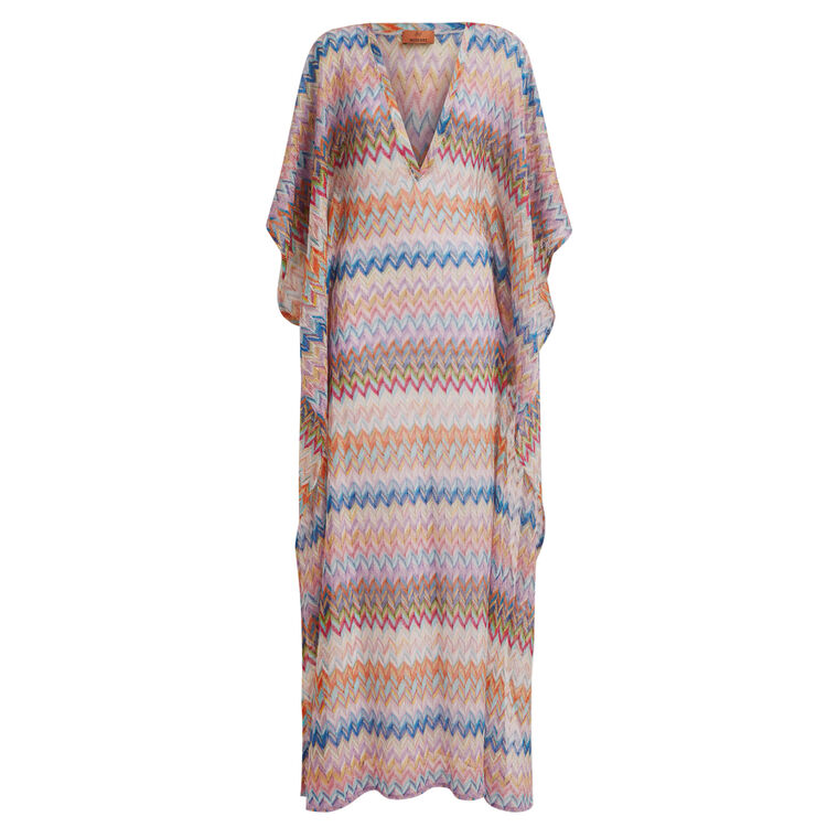 Long V-Neck Cover-Up Kaftan image number null