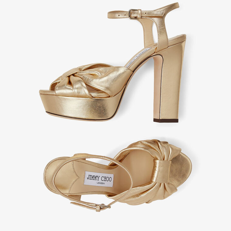 Heloise 120mm Metallic Platform Sandal image number null