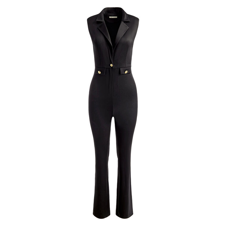 Shoshanna Sleeveless Tuxedo Jumpsuit image number null