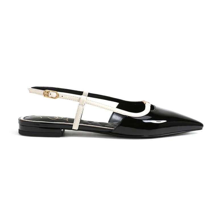 Cohen Slingback Pointy Toe Patent Flat image number null