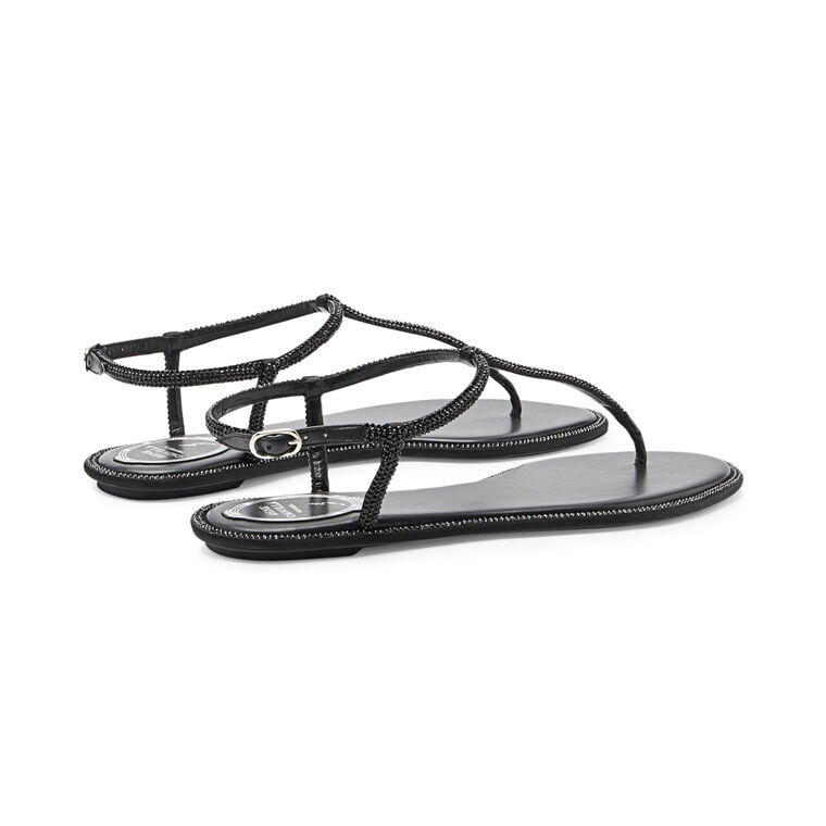 Diana Crystal Flat Sandal image number null