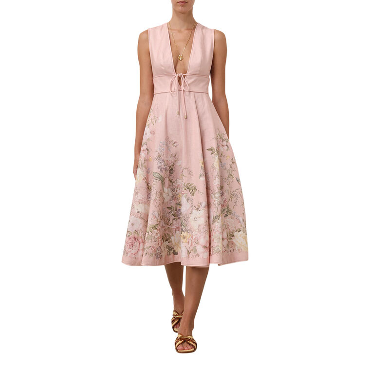 Waverly Plunge Midi Dress image number null