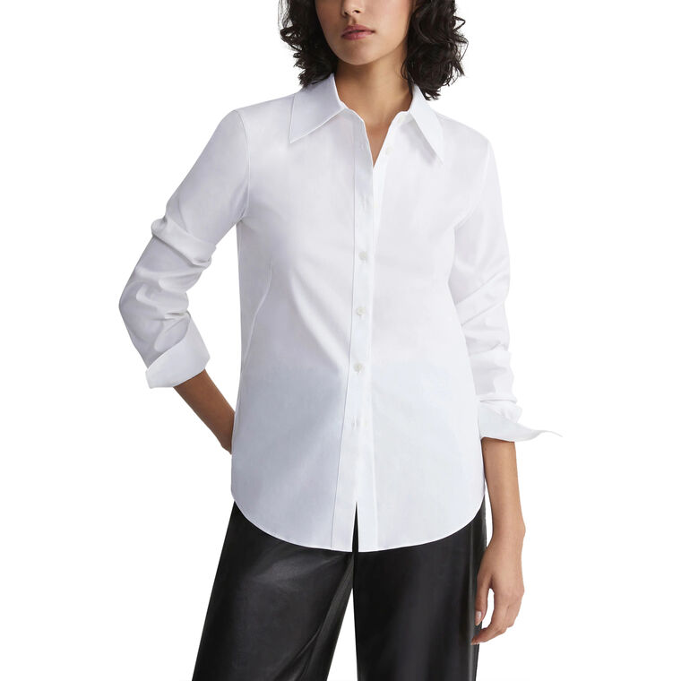 Kennedy Stretch Cotton Slim Blouse image number null