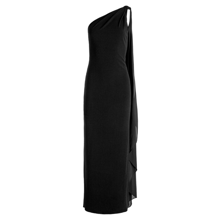 Anja One Shoulder Draped Maxi Dress image number null