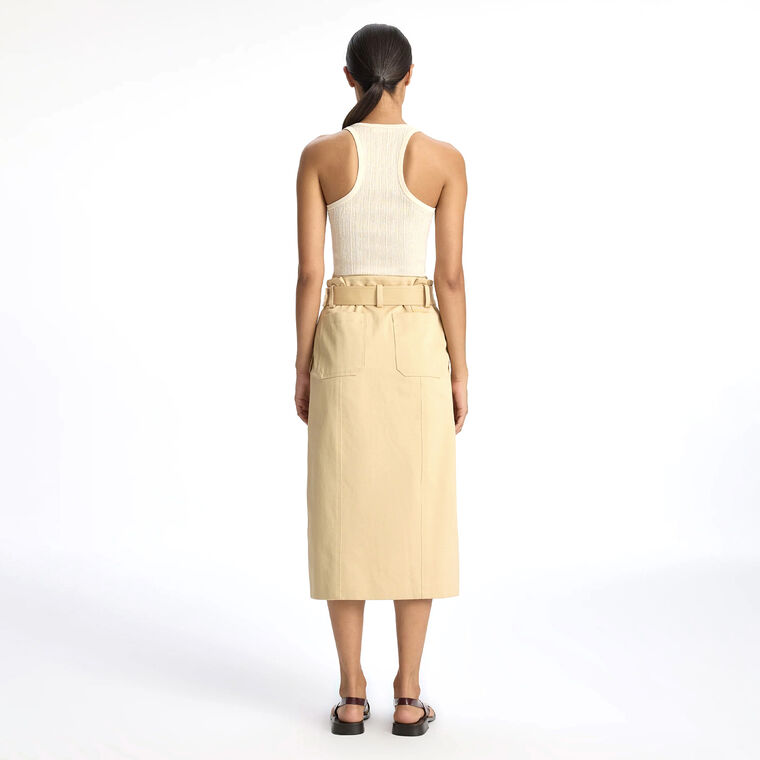 Maia Cotton Midi Skirt image number null