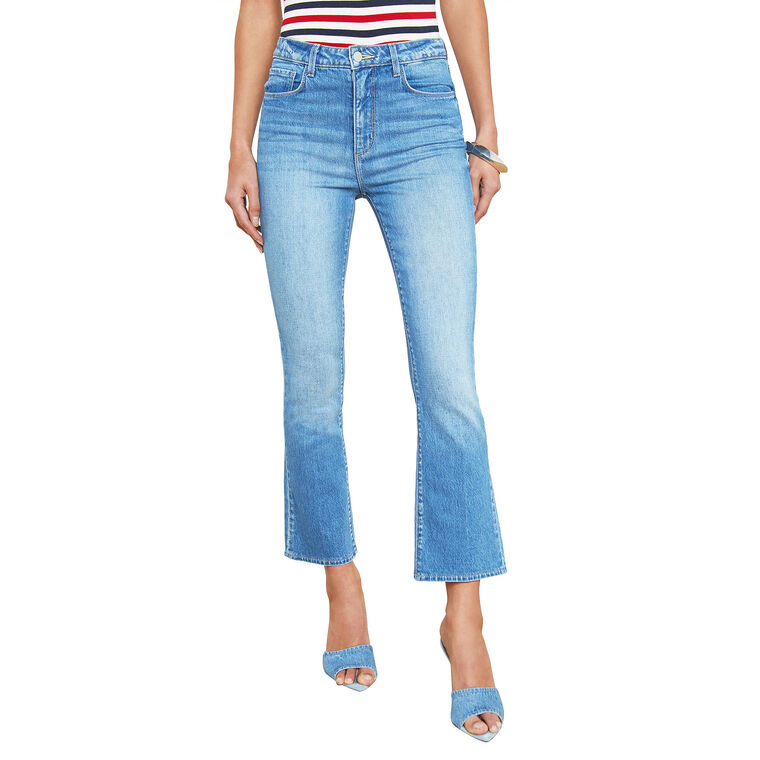 Mira Cropped Bootcut Jean image number null