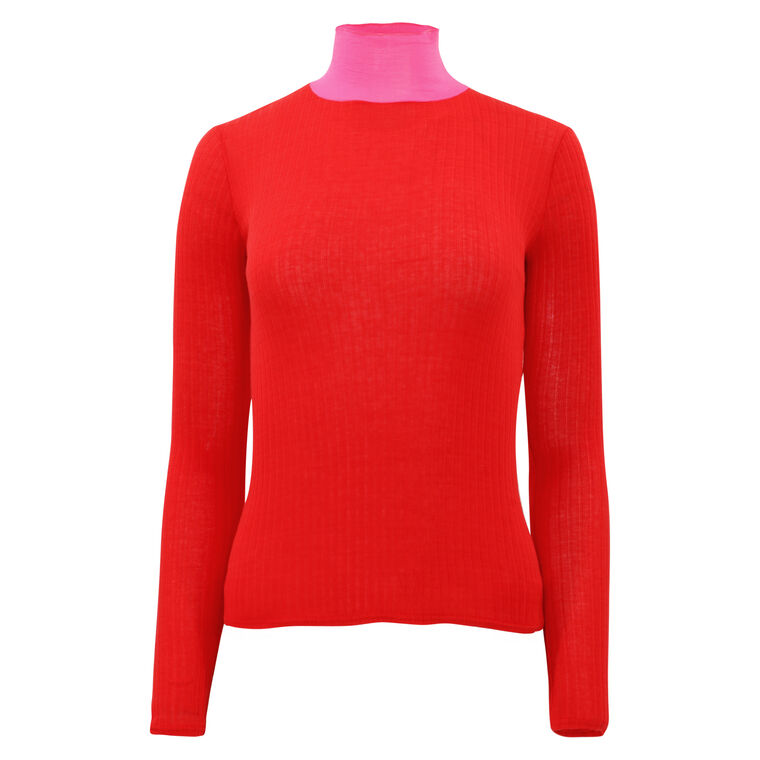 Frederique Ribbed Long Sleeve Top image number null