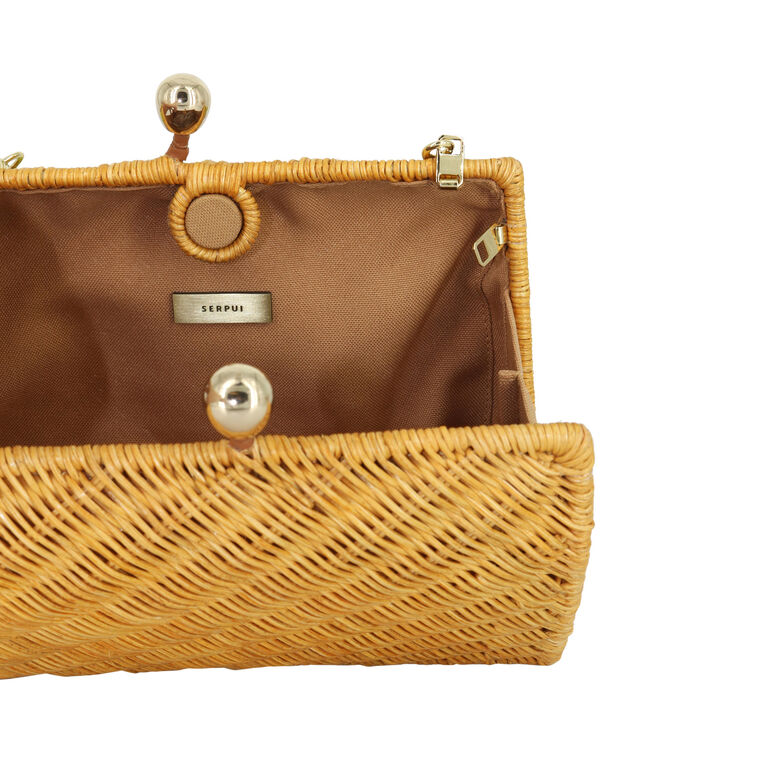 Candice Classic Wicker Handbag image number null