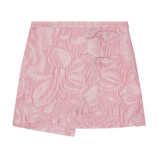 Textured Cloque Mini Skirt