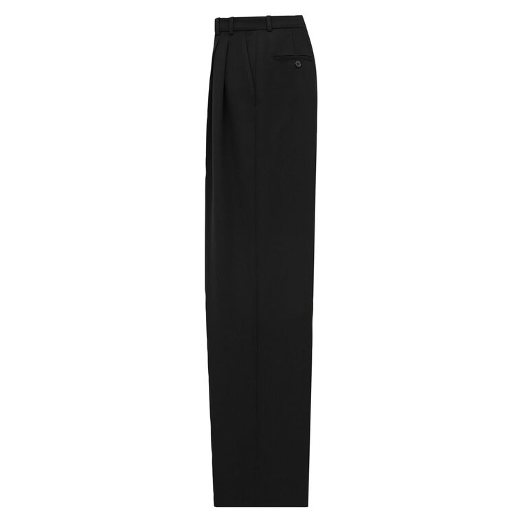 Wide-Leg Wool Pant image number null