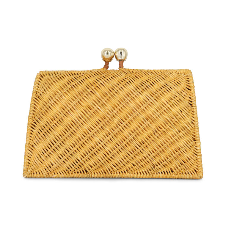 Candice Classic Wicker Handbag image number null