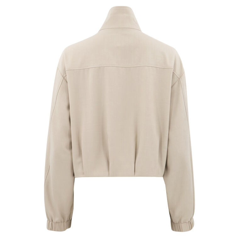 Geniveve Cropped Track Jacket image number null