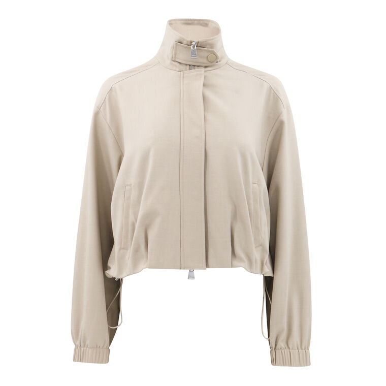 Geniveve Cropped Track Jacket image number null