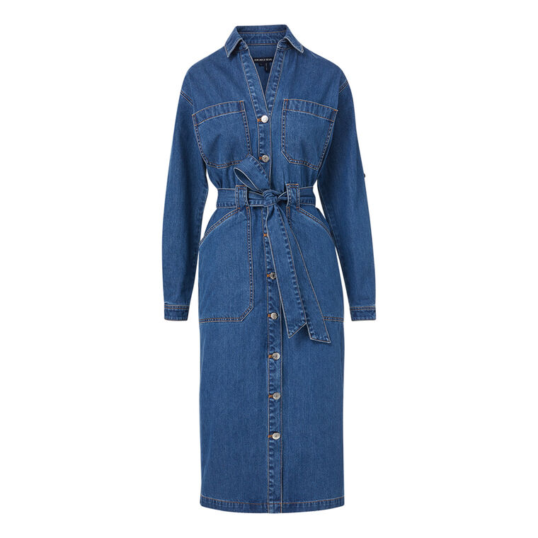Evelyn Chambray Dress image number null