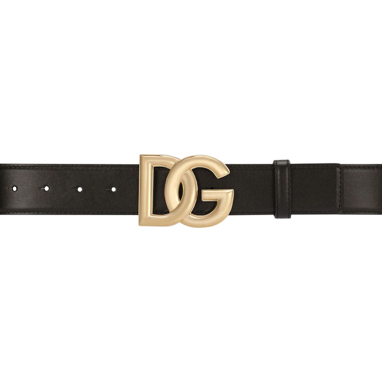 DG Logo Calfskin Belt image number null