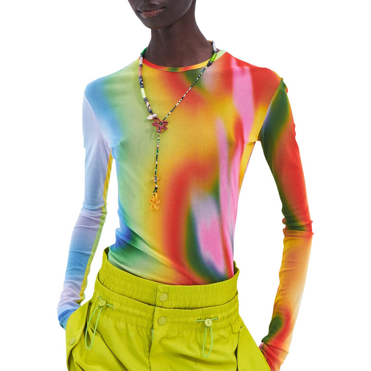 Rainbow Heatwave Mesh Top image number null