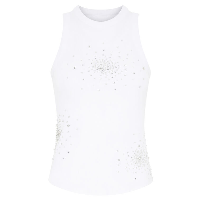 Splash Embroidery Tank Top image number null