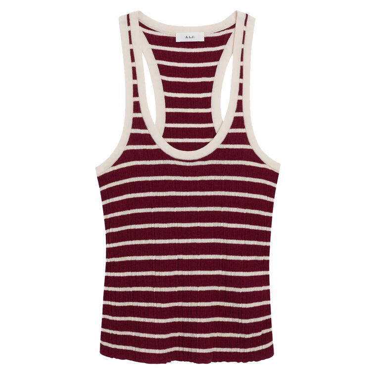 Iris Fine Cotton Knit Tank Top image number null