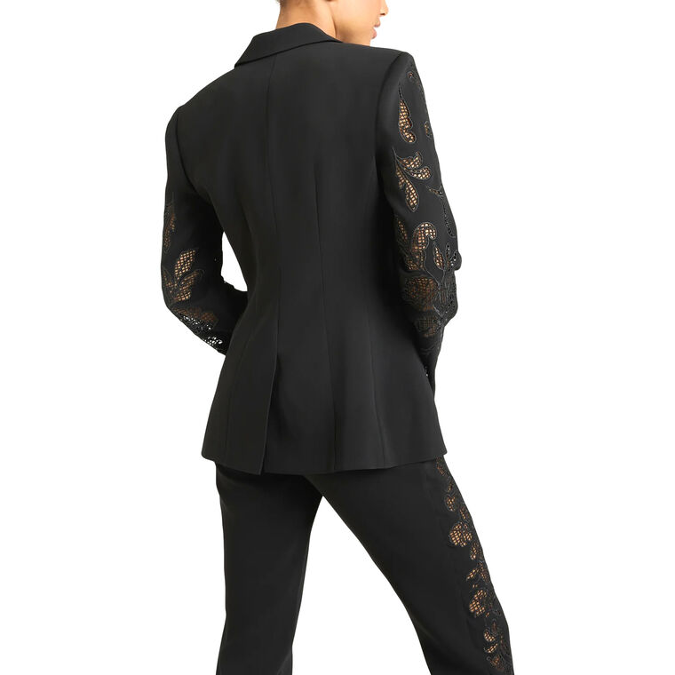 Cutout Paisley Embellished Cheyenne Blazer image number null