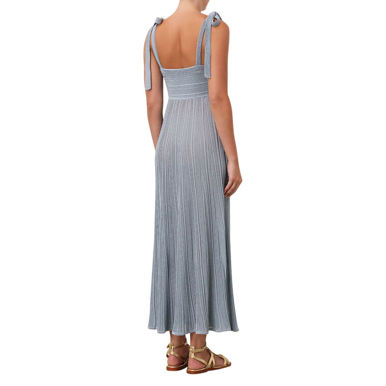 Waverly Metallic Tie Dress image number null