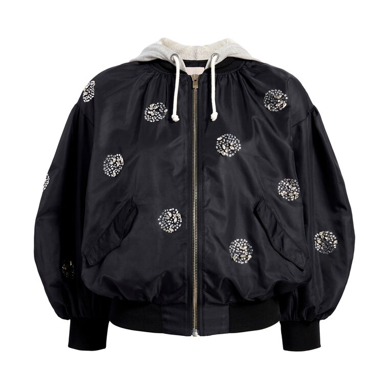 Ollie Hooded Bomber Jacket image number null