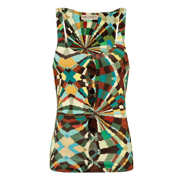 Lole Cut Out Kaleidoscope Tank image number null