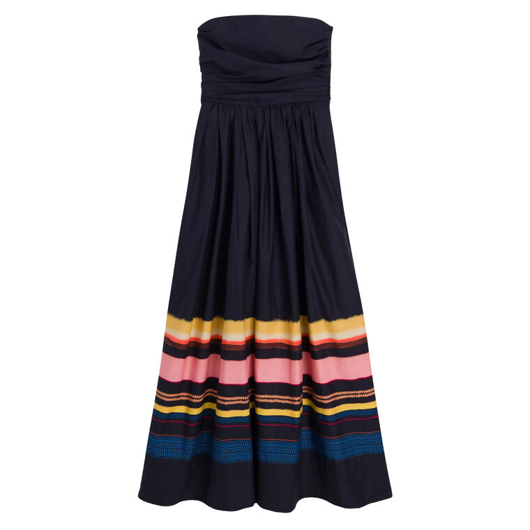 Tate Strapless Midi Dress image number null