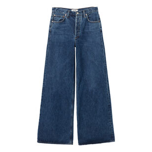 Dame High Rise Wide Leg No Cuff Jean