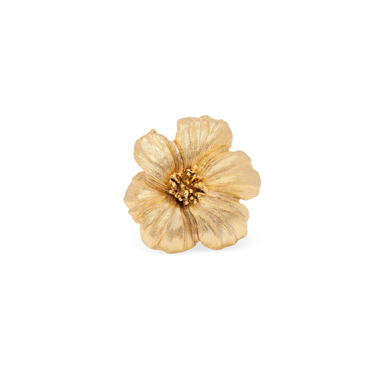 Golden Poppy Flower Ring image number null