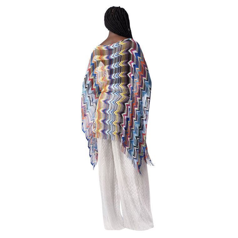 Short Fringe Cover-Up Kaftan image number null