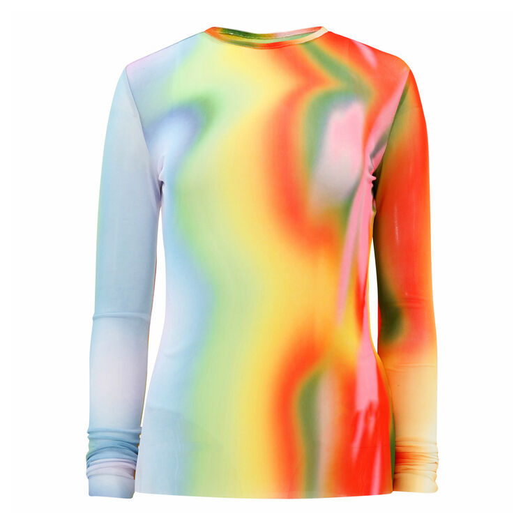 Rainbow Heatwave Mesh Top image number null