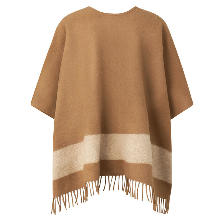 Nancie Poncho With Fringe image number null