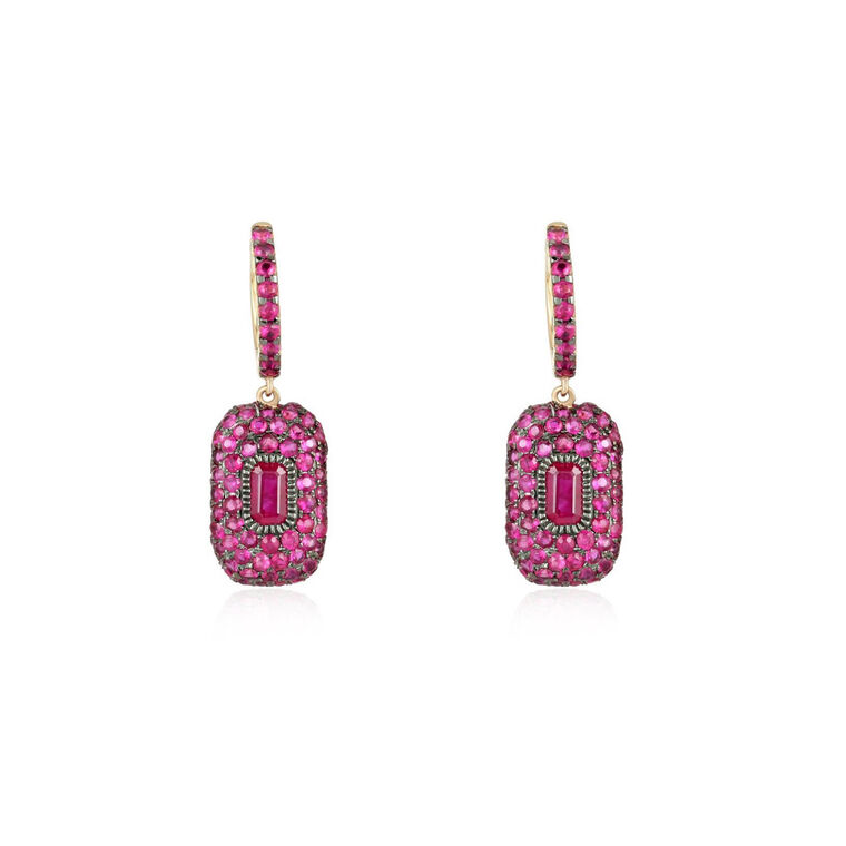 Champion Ruby Drop Earrings image number null